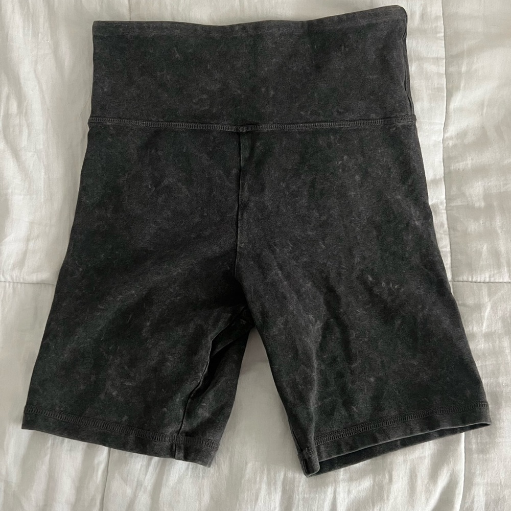 forever 21 jogger shorts washed print